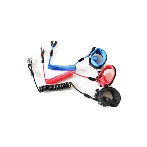 Quality Safety Coil Tether Colored Kill Switch With Wrist Strap For Outboard Motor