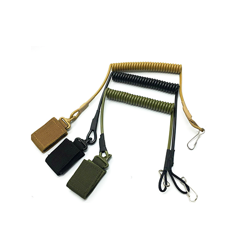 Strong Pulling Tactical Pistol Sling Police Weapon Retention Lanyard