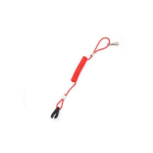 Universal Red Plastic Spiral Boat Kill Switch Emergency Cord