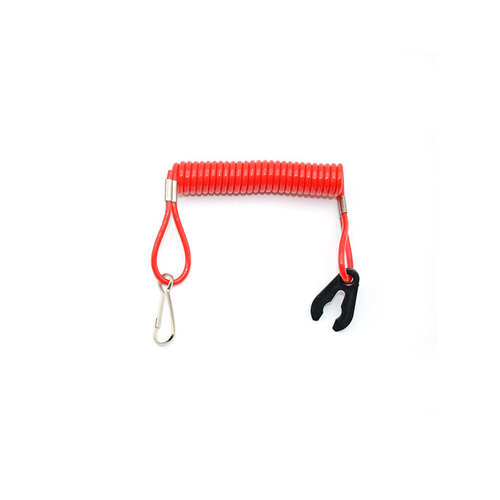 Universal Red Plastic Spring Style Motor Engines Spiral Kill Cord