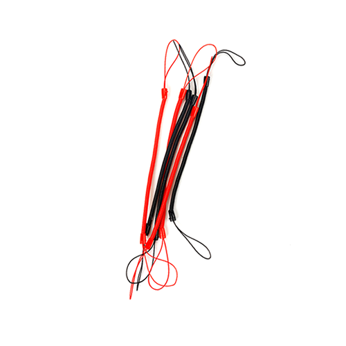 Hot Selling Black/Red Stylus Spring Secure Cord Lanyard With Two Hang String Ends To Avoid Pen Loss