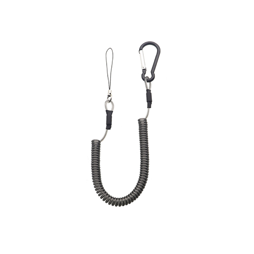 Expanding 2M Carabiner Steel Wire Coiled Multi-purpose Connecting Phone String Strap