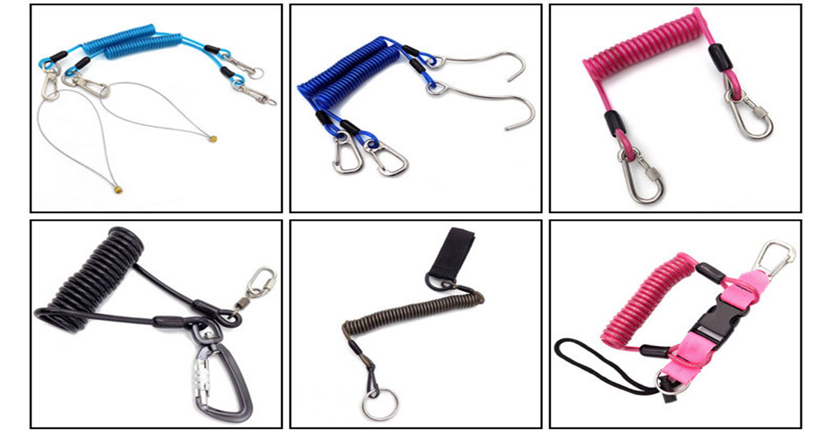 Coiled Lanyard (Tool Lanyard / Coil Leash / Coil Tether): Ultimate Tool & Gear Security Solution Coiled Lanyard (Tool Lanyard / Coil Leash / Coil Tether): Ultimate Tool & Gear Security Solution